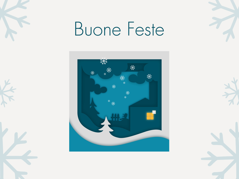 Vi auguriamo di trascorrere serenamente le prossime festività , g